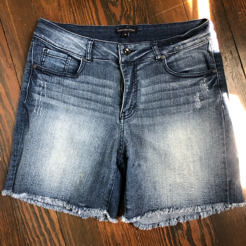 Cut off jean shorts!  EUC! Size 12.